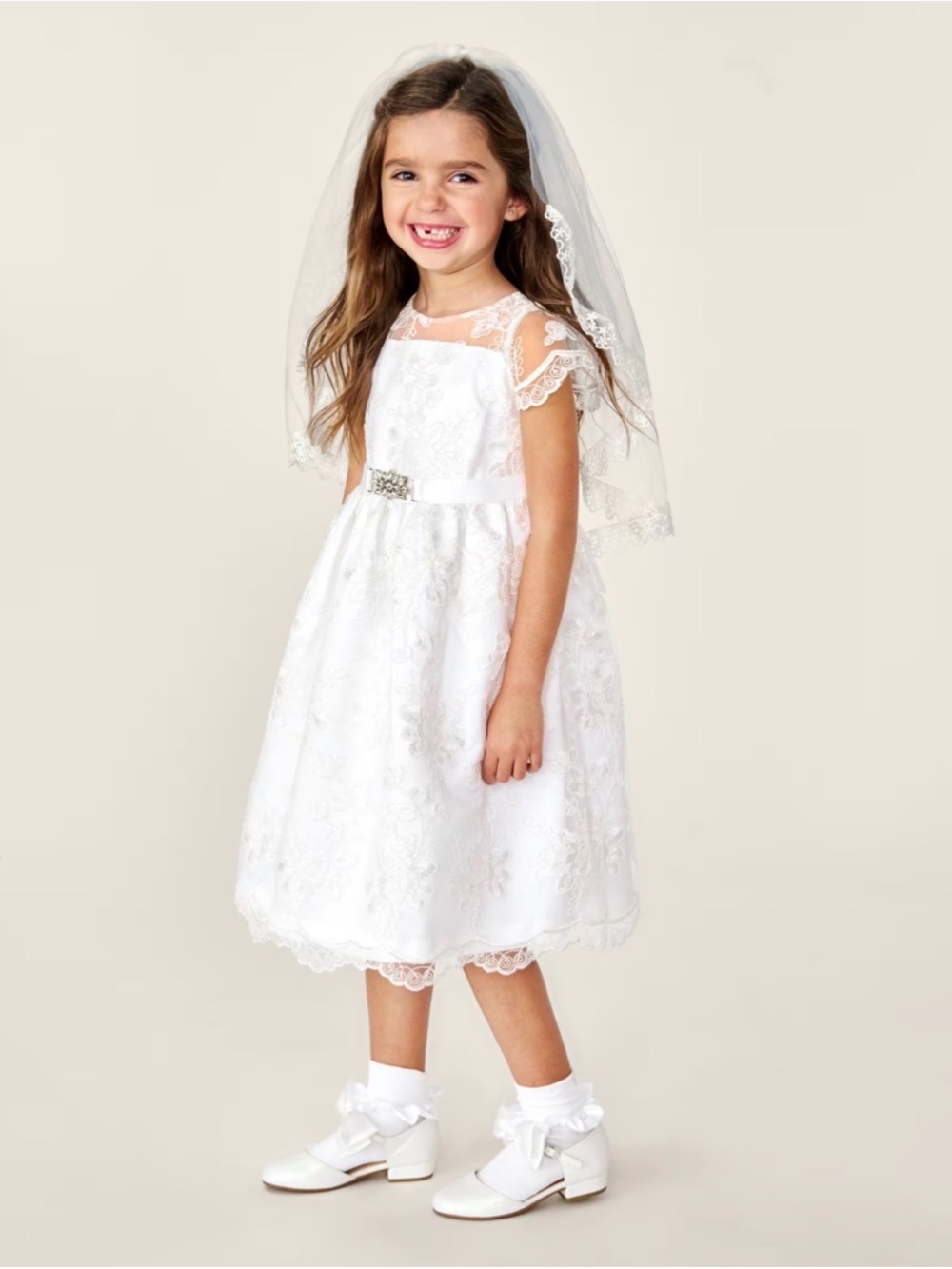 Gymboree White Girls Lace Dress Special Occasions